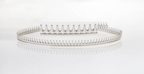12 Inch Gallery Wire 935 Sterling Silver , 5.5x0.7mm