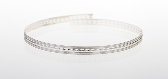 12 Inch Gallery Wire 935 Sterling Silver , 7x0.55mm