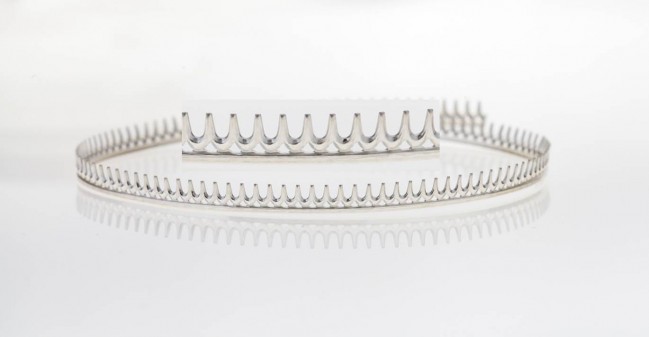 12 Inch Gallery Wire 935 Sterling Silver , 7x0.55mm