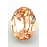 18x13mm 4120 European Crystals Oval Light Peach