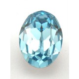 18x13mm 4120 European Crystals Oval Aquamarine