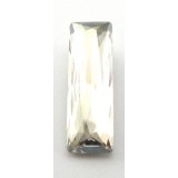 24x8mm 4547 European Crystals Baguette Silver Shade