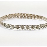 12 Inch Gallery Wire 935 Sterling Silver , 6x1.2mm