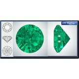 2.00mm 1088 European Crystals Crystal Rock Green